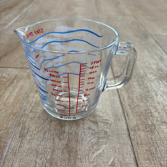 Molly Hatch Anthropologie Stay True Glass 1 Pint Measuring Cup - Picture 1 of 5